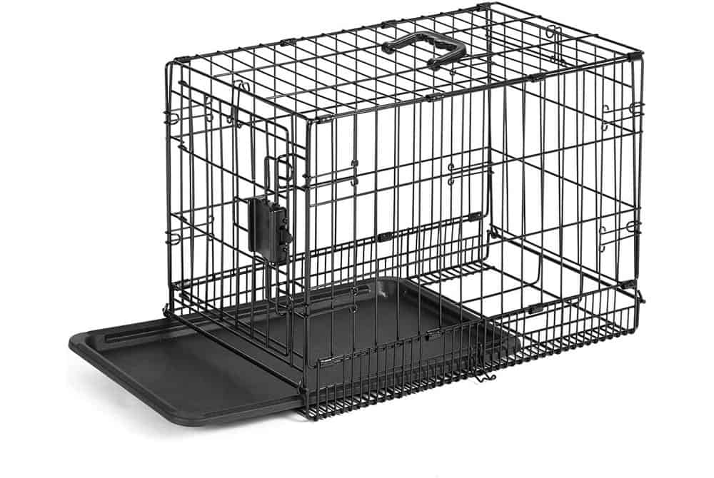 Amazon Basics Folding Metal Dog Crate