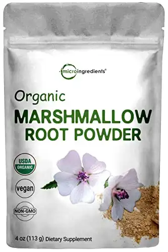 Pure USDA Raw Organic Marshmallow Root Powder