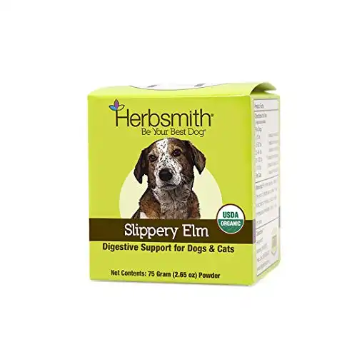Herbsmith Organic Slippery Elm Digestive Aid for Dogs