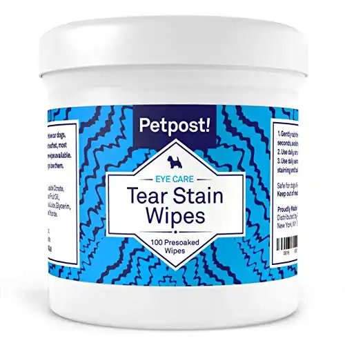 Petpost Tear Stain Remover Wipes (100 Count)