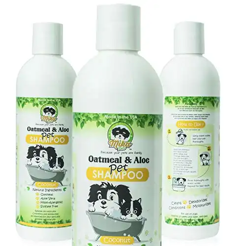 Mika Pets Natural Hypoallergenic Oatmeal Dog Shampoo