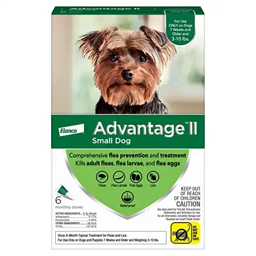 Advantage II Flea Prevention and Treatment for Small Dogs